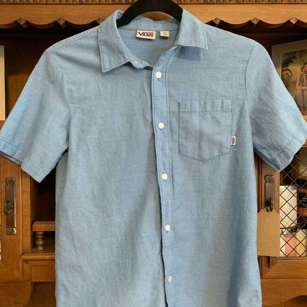 Boys Vans button up shirt.